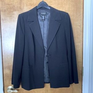 Classic women’s black blazer—Studio by Liz Claiborne. Size 12